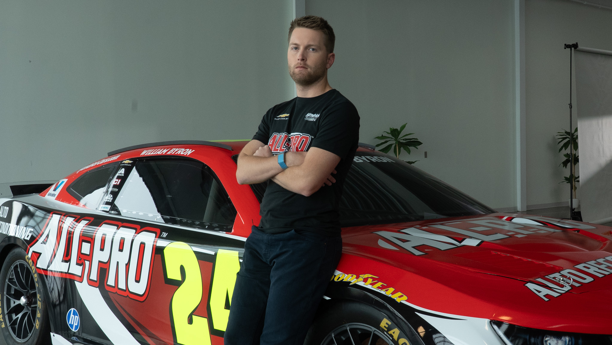 William Byron, driver of the No. 24 All-Pro Chevrolet